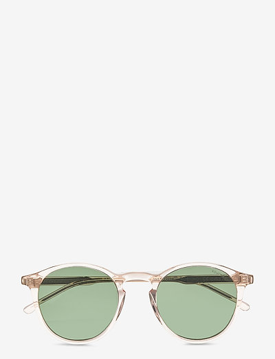 Aston Grand - okrągłe okulary przeciwsłoneczne - champagne