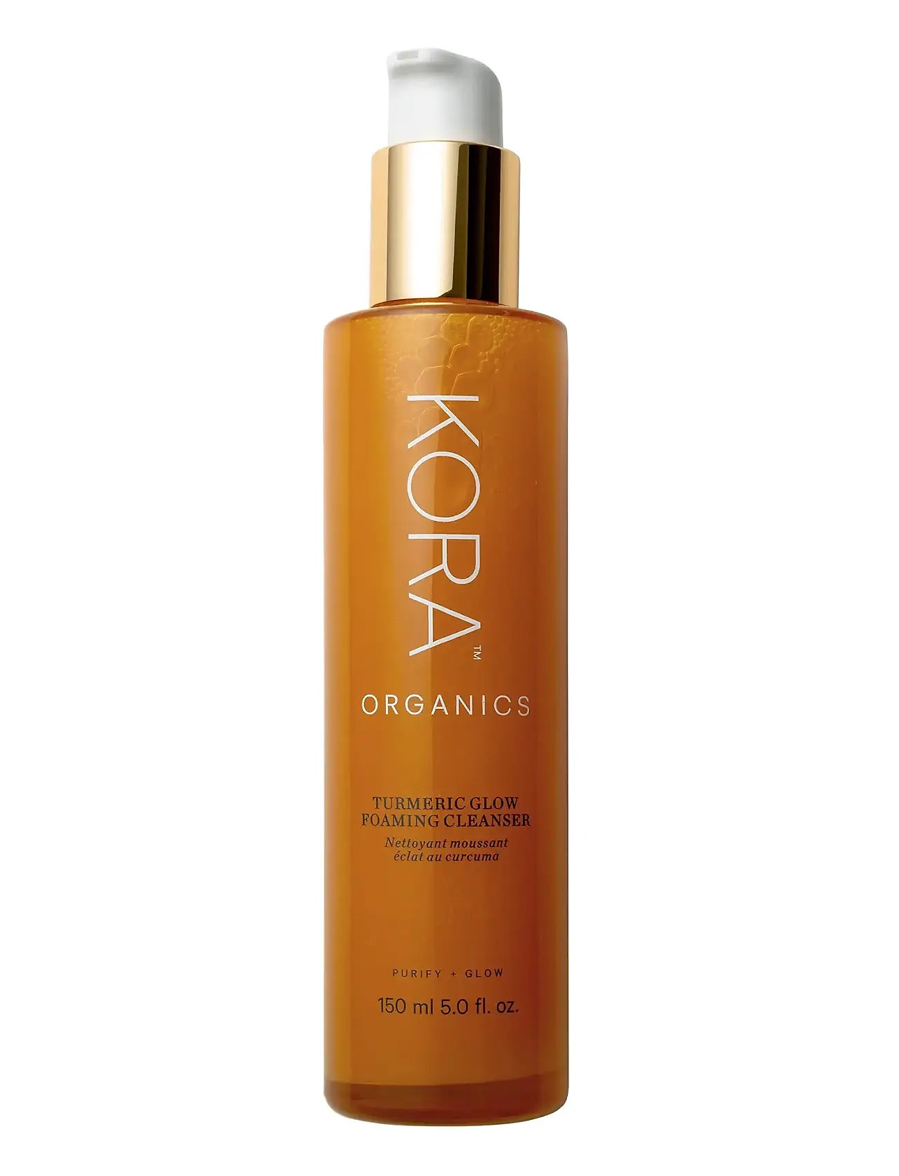 Kora Organics Turmeric Glow Foaming Cleanser 150ml, 150 ml, Nude, Rengøringsmidler > Ansigtsvask Og Rengøringsmidler, Dame