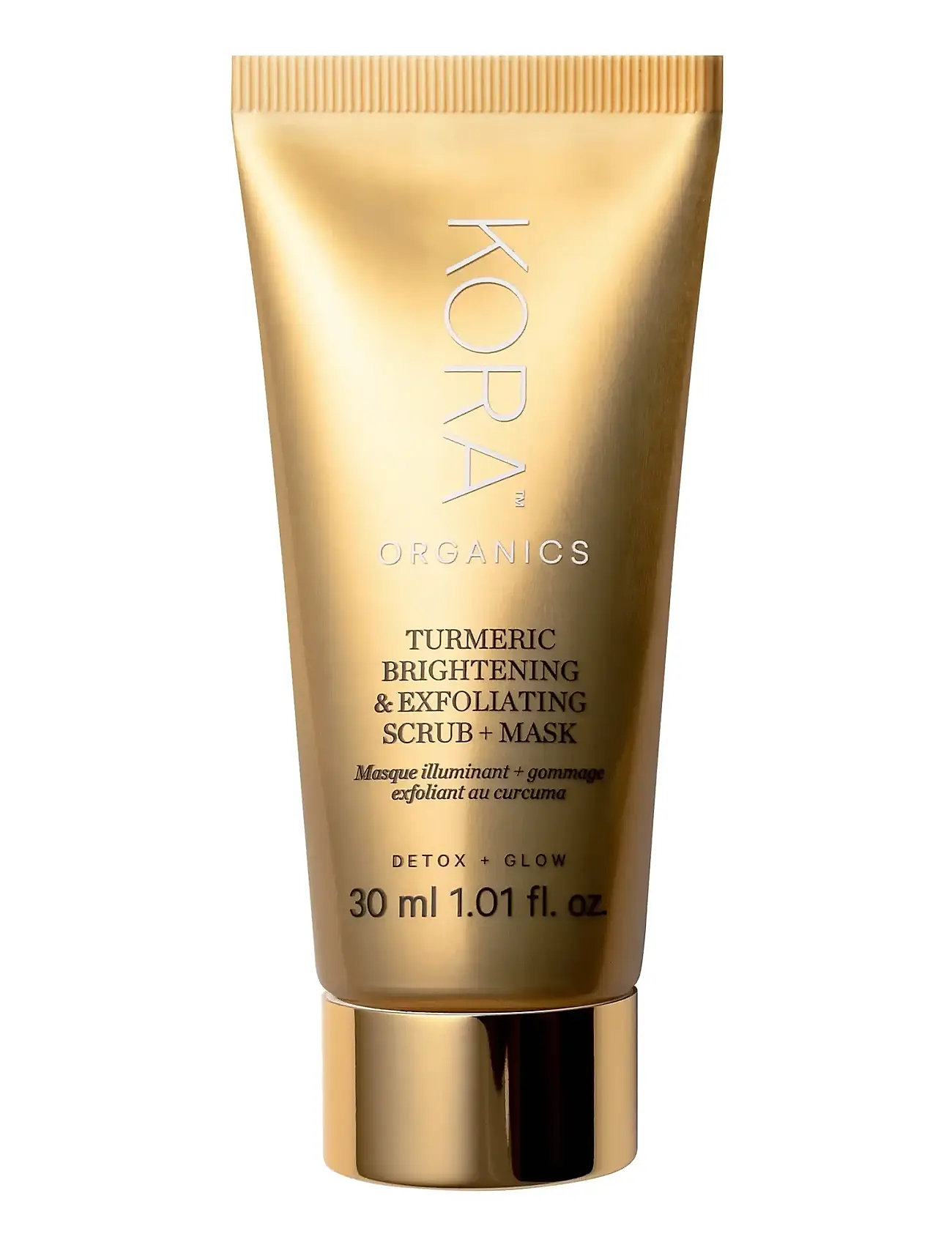 Kora Organics Turmeric Brightening & Exfoliating Mask, 2-In-1 30ml, 30 ml, Ansigtsmasker > Fugtgivende Maske, Dame