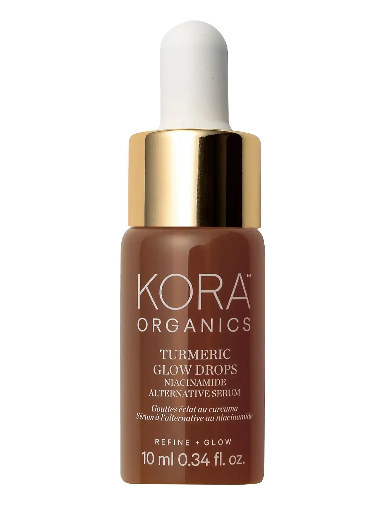 Kora Organics Turmeric Glow Drops Niacinamide Alternative Serum - Brown - 10 ML