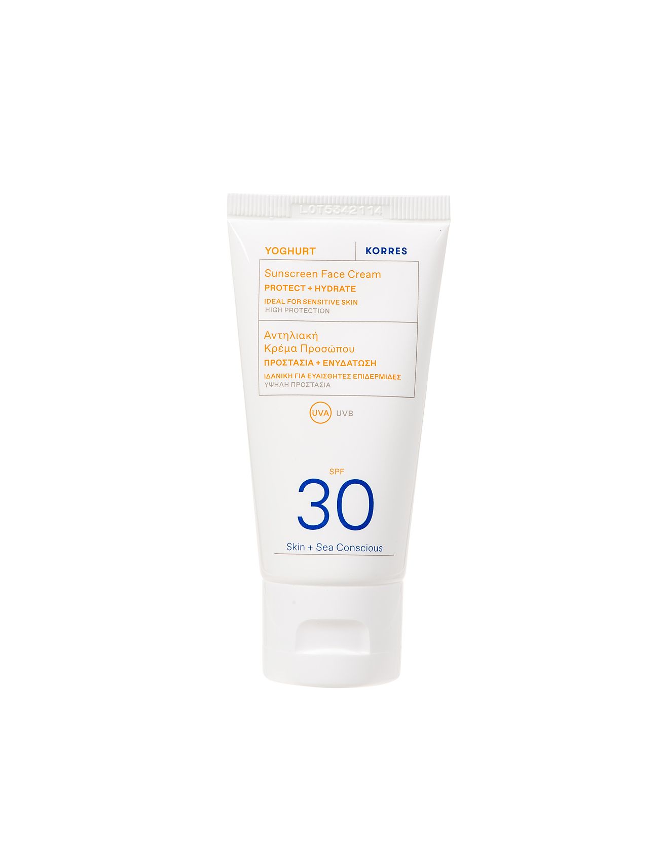 Yoghurt Face Sunscreen Spf 30 Solcreme Ansigt Nude KORRES