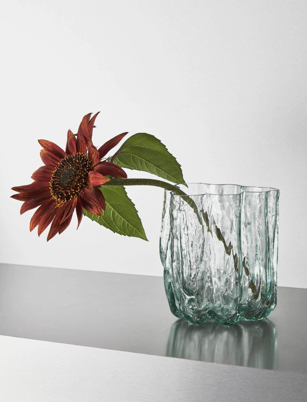 Kosta Boda Crackle Vase, 12.1 cm, Blue, Vaser > Tulipanvaser, Unisex