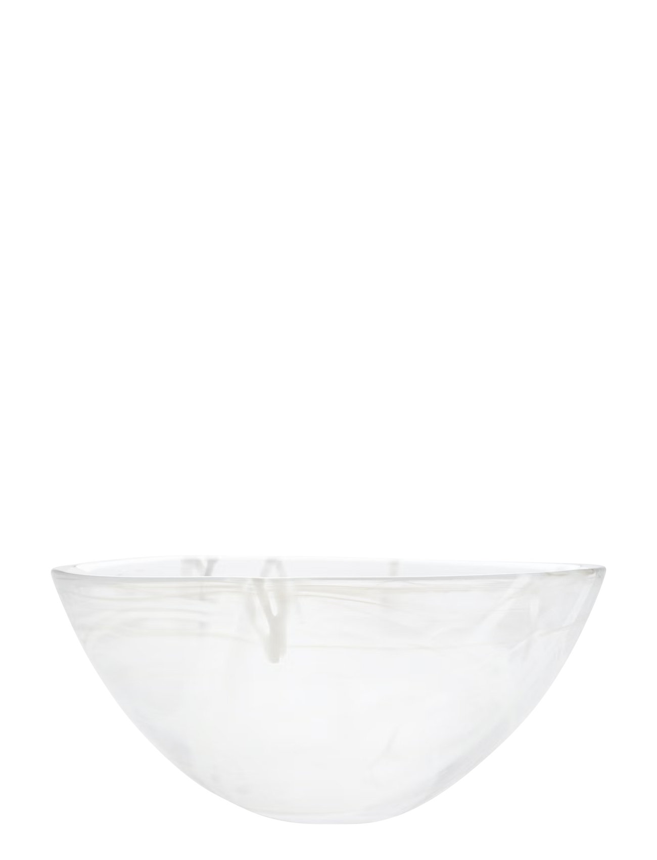 Kosta Boda Contrast Bowl White/White Vit