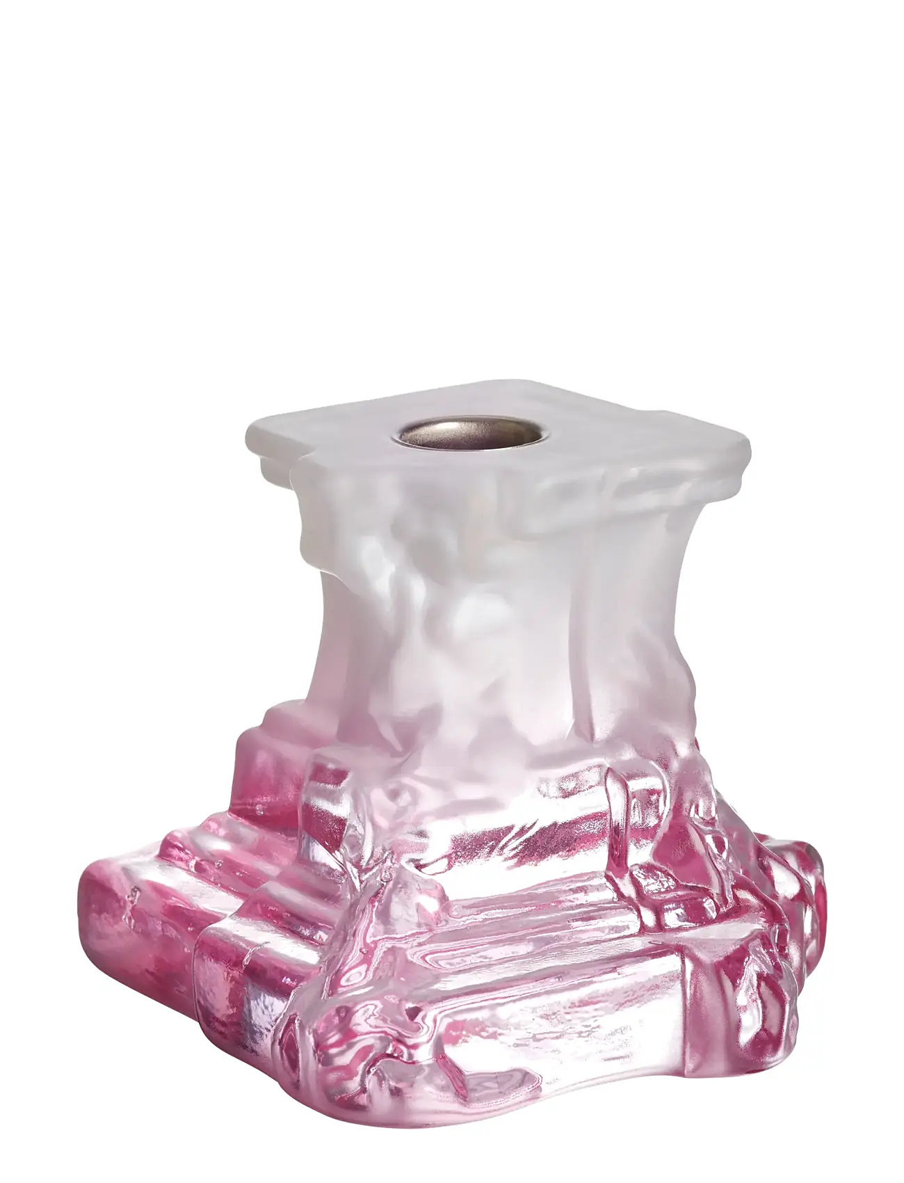 KOSTA BODA Rocky Baroque Ljusstake Spicy Rose 95 Mm Pink - 9.5 CM - Unisex
