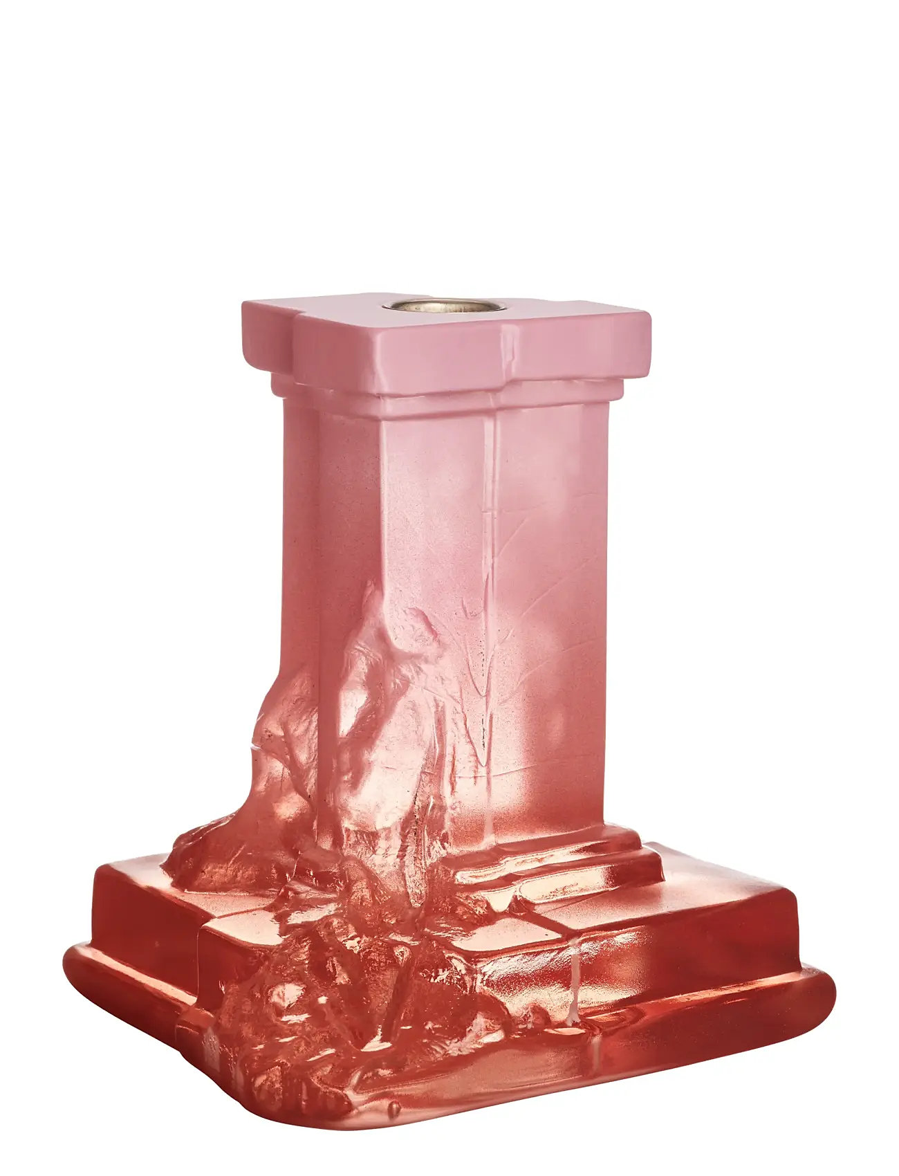 KOSTA BODA Rocky Baroque Ljusstake Spicy Rose 150Mm Pink - 15 CM - Unisex