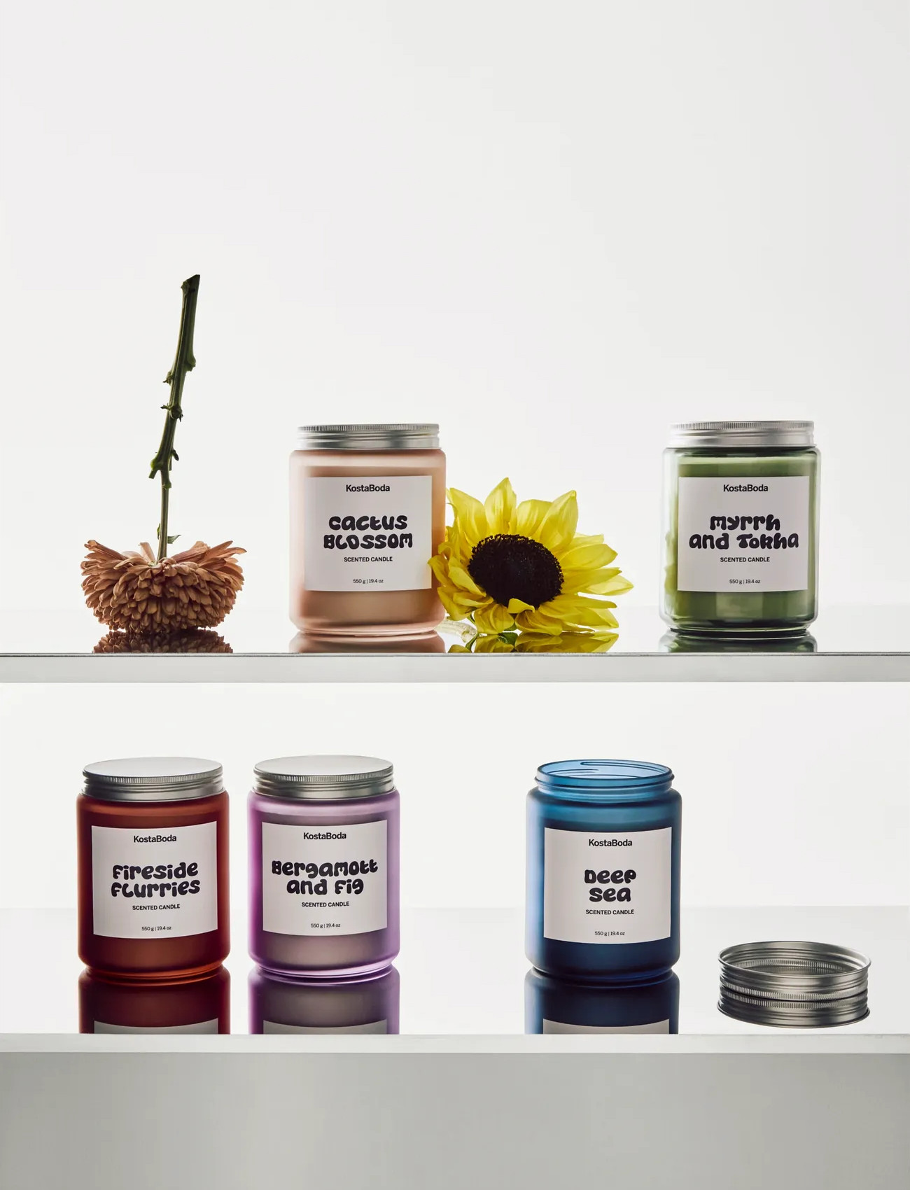 Kosta Boda Mind Doftljus 550Gr Myrrh & Tokha, 10.2, Candle & Tealight Holders > Candle Holders, Unisex