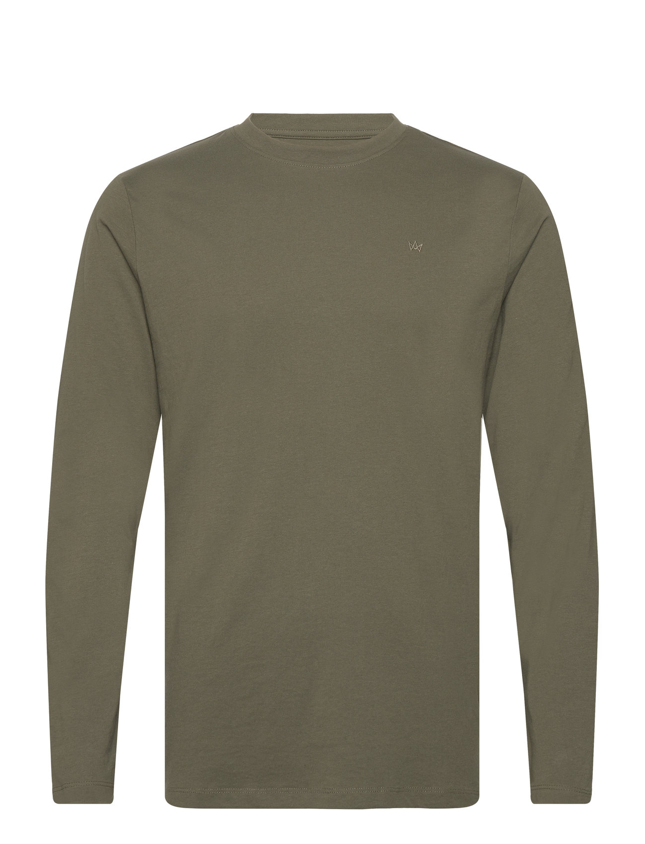 Timmi Organic Recycle L/S Tee Tops T-Langærmet Skjorte Khaki Green Kronstadt