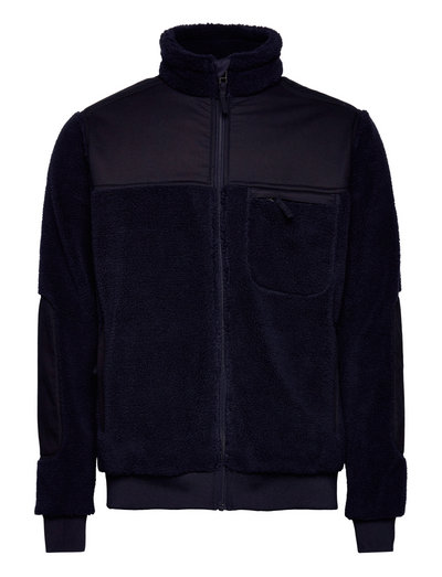 Kronstadt Kayson Teddy Rib Zip Jacket - Mid layer jackets - Boozt.com