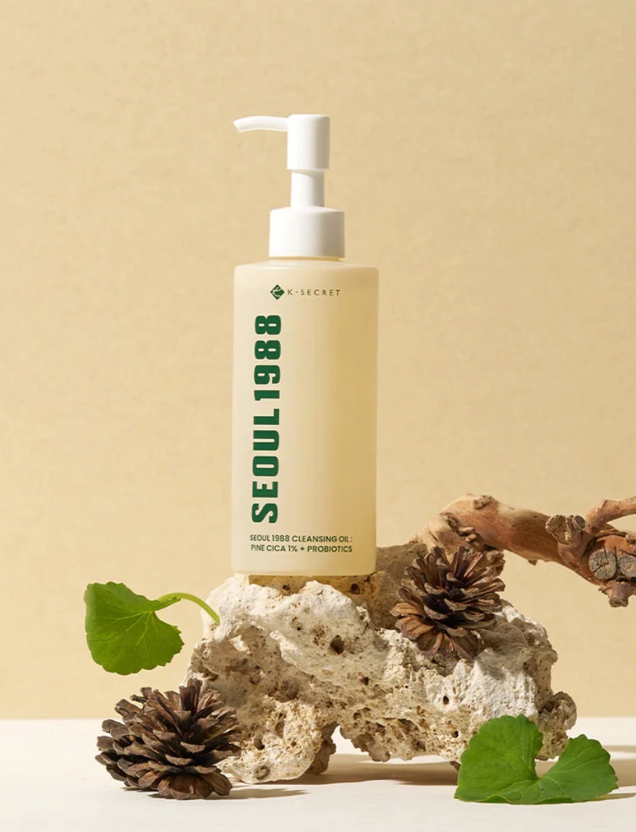 KSECRET SEOUL 1988 Seoul 1988 Cleansing Oil: Pine Cica 1% + Probiotics, 200 ml, Nude, Rensemidler > Olierense, Dame