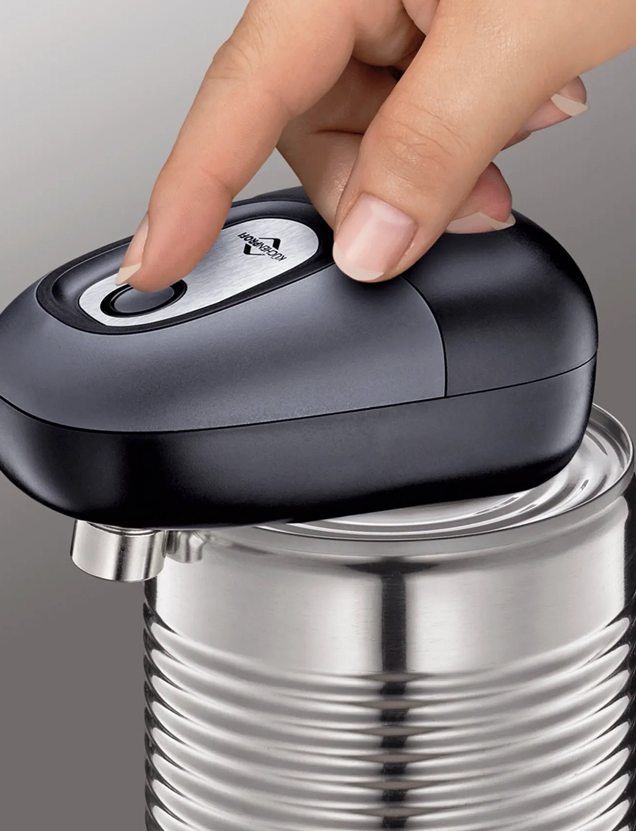 küchenprofi Dåseåbner Automatisk, Let, One Size, Grey, Køkkenredskaber > Dåseåbnere, Unisex
