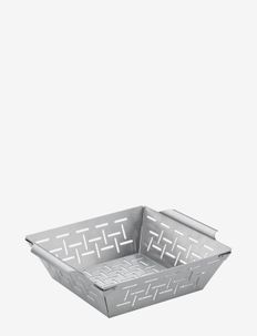 BBQ basket - grila piederumi - silver