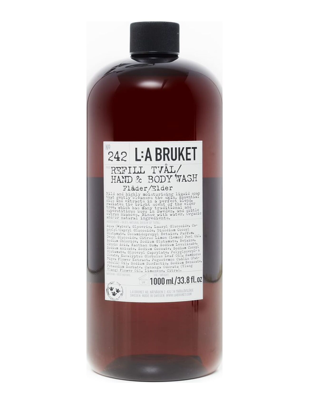 L:a Bruket 242 Refill Hand & Body Wash Elderflower Nude