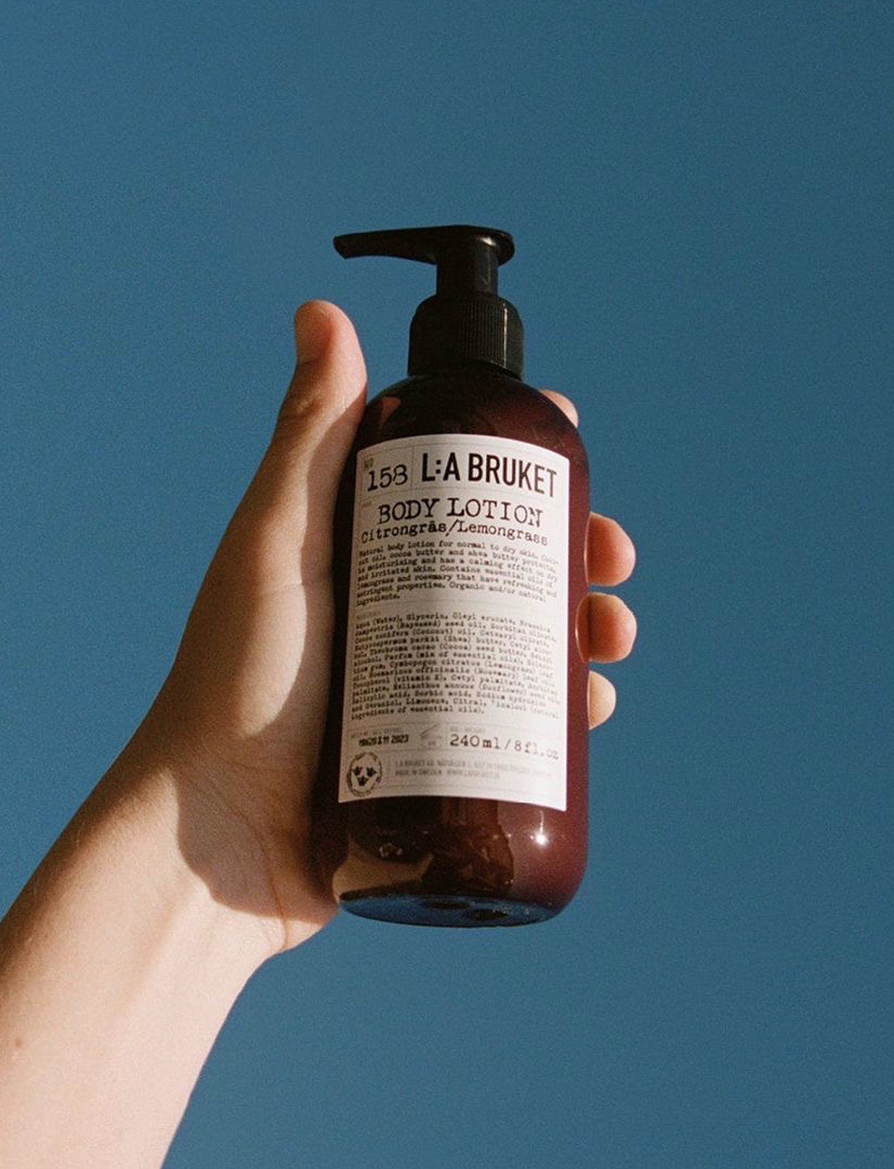 L:a Bruket 158 Body Lotion Lemongrass, 240 ml, Nude, Kropspleje > Cremer & Lotions & Bodybutter, Dame