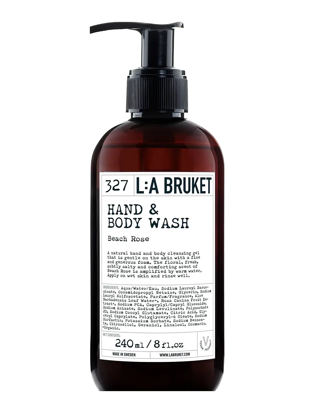 L:a Bruket Hand & Body Wash 327 Beach Rose 240.00 Ml - Nude - 240 ML