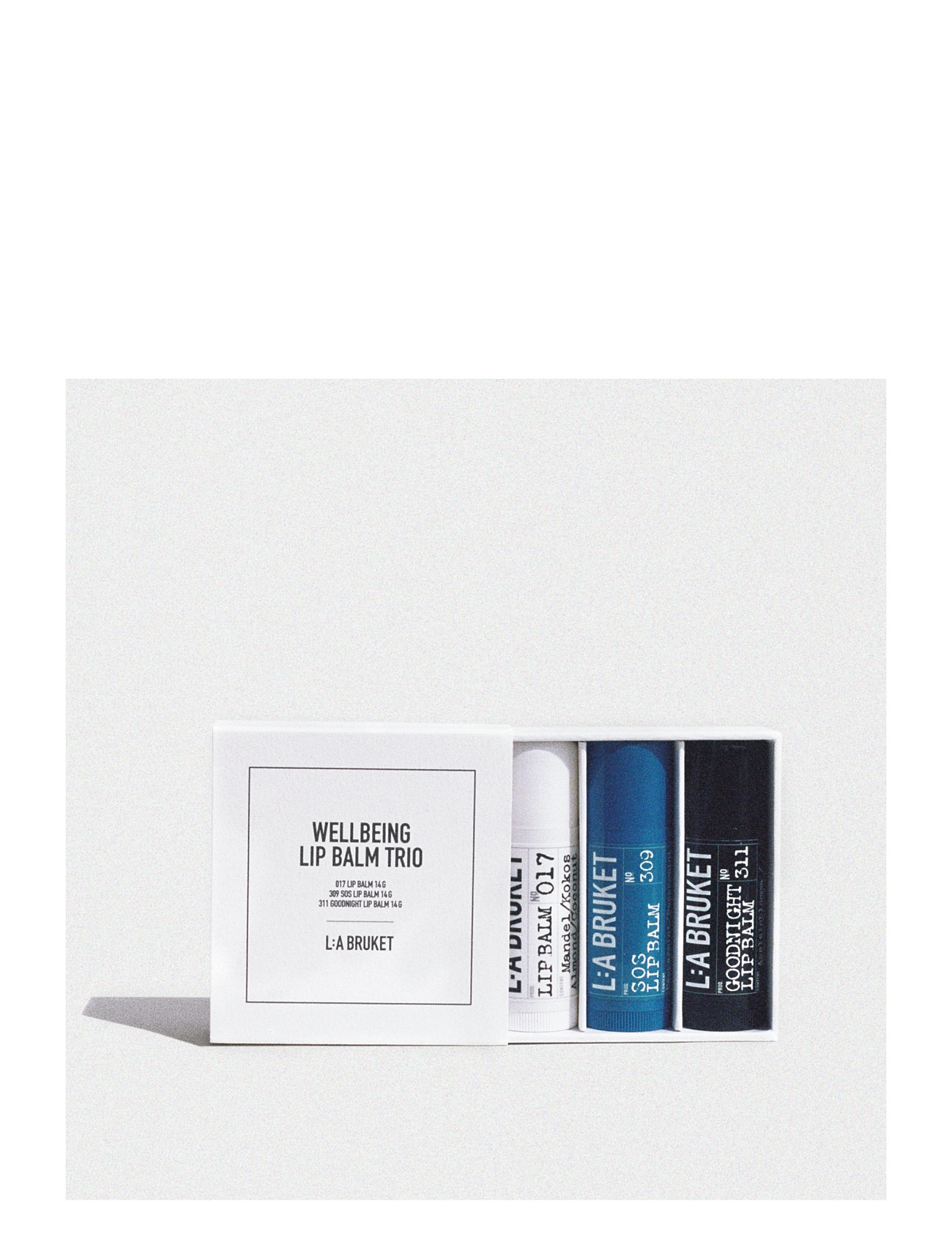 L:a Bruket Trio Classic Night Sos, 42 g, Nude, Lip Care > Lip Balm, Dame