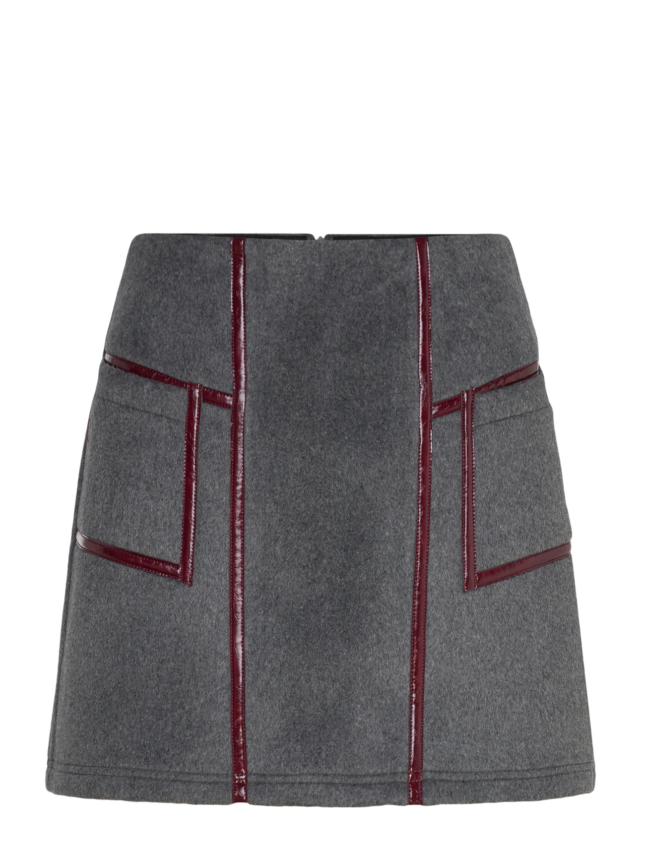 LAAGAM Frankie Grau Kurz Rock Grau - 36 - Damen