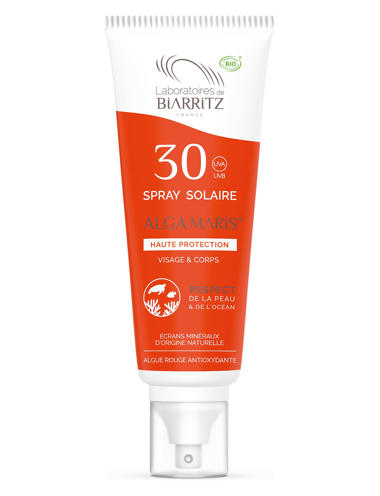 Laboratoires De Biarritz, Alga Maris Sunscreen Spray Spf30, 100 Ml Solkräm Kropp Nude Laboratoires De Biarritz