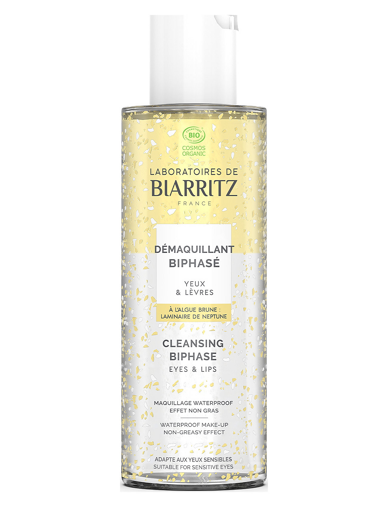 Laboratoires De Biarritz Laboratoires De Biarritz Cleansing Care Biphase Make-Up Remover Eyes & Lips 125 Ml Nude