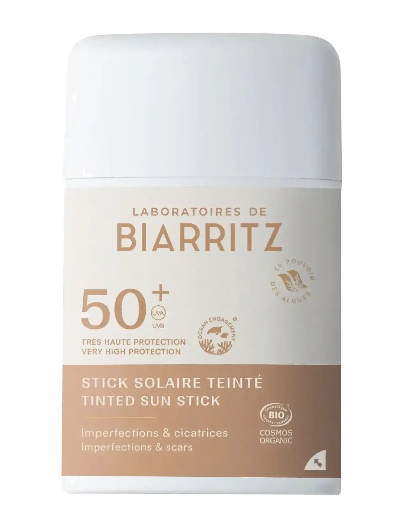 Laboratoires de Biarritz Laboratoires De Biarritz Suncare Tinted Suncsreen Stick Spf50+ - Nude - 12 G