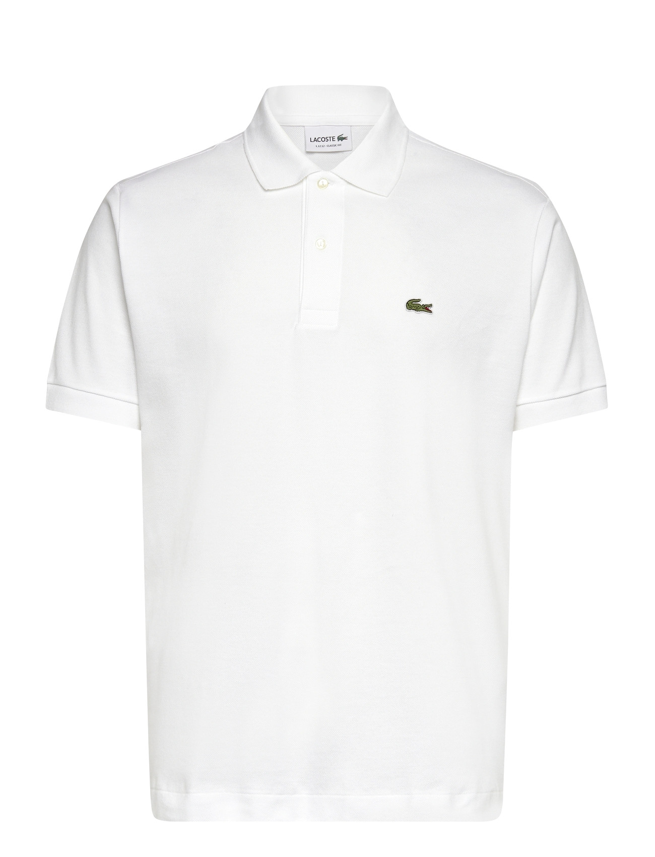 Lacoste Classic Fit L1212 Original Polo Shirt, XS, White, Knitwear - Short Sleeve Knitted Polos, Herre