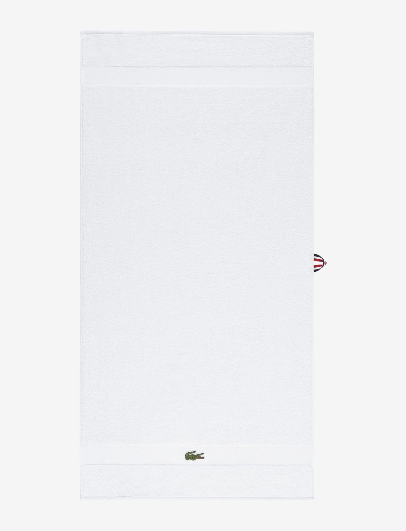 lacoste white bath towels