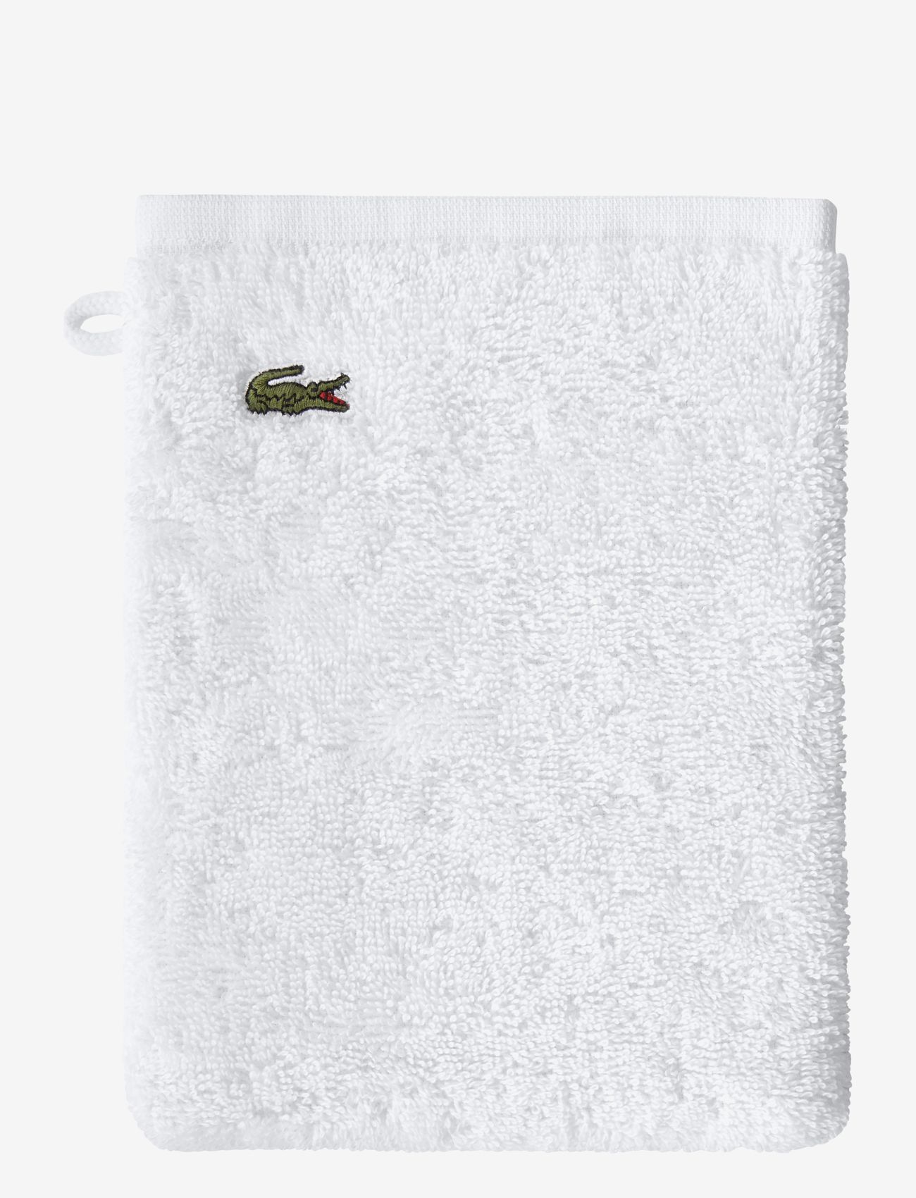 Lacoste Home - LLECROCO Mitt - face towels - blanc - 0