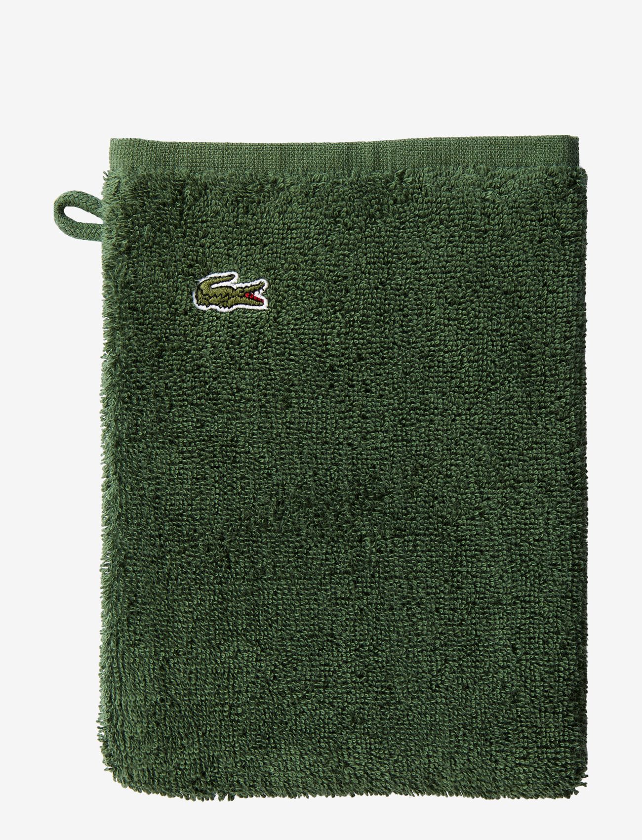Lacoste Home - LLECROCO Mitt - face towels - vert - 0