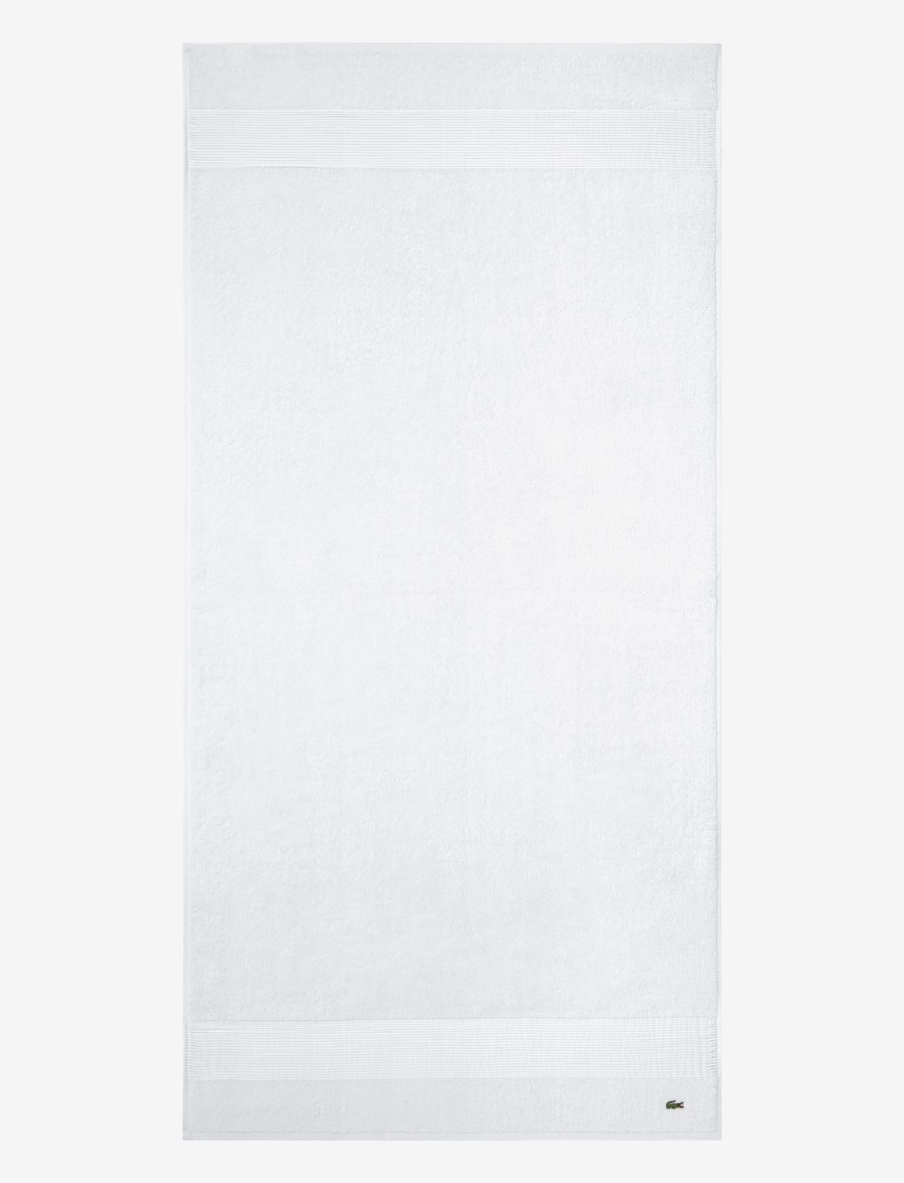 Lacoste Home - LLECROCO Bath towel - bath towels - blanc - 0