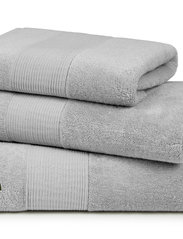 Lacoste Home - LLECROCO Bath sheet - bath towels - argent - 3