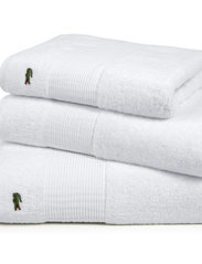 Lacoste Home - LLECROCO Bath sheet - bath towels - blanc - 3