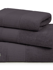 Lacoste Home - LLECROCO Guest towel - guest towels - bitume - 1
