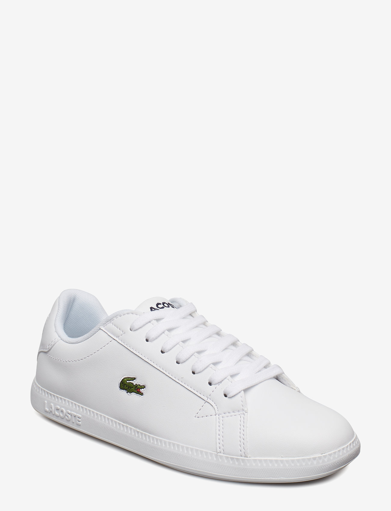 Lacoste Shoes - GRADUATE BL 1 SFA - low top sneakers - wht/wht lth/syn - 0