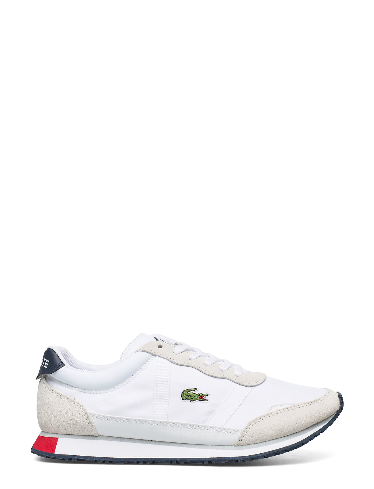 WHT/NVY/RED TXT/SDE Lacoste Partner Sfa Low-top Sneakers Hvid Lacoste Shoes sneakers - Pashion.dk