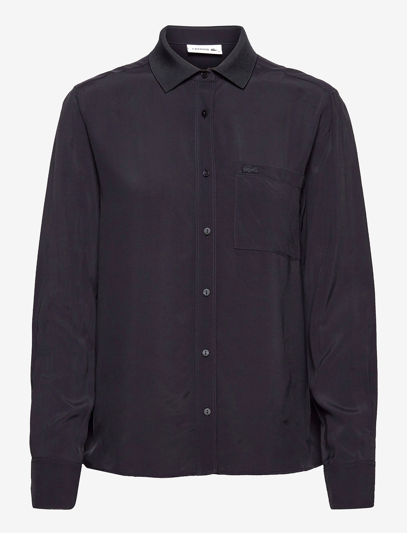 Lacoste - WOVEN SHIRTS - long-sleeved shirts - abysm - 0