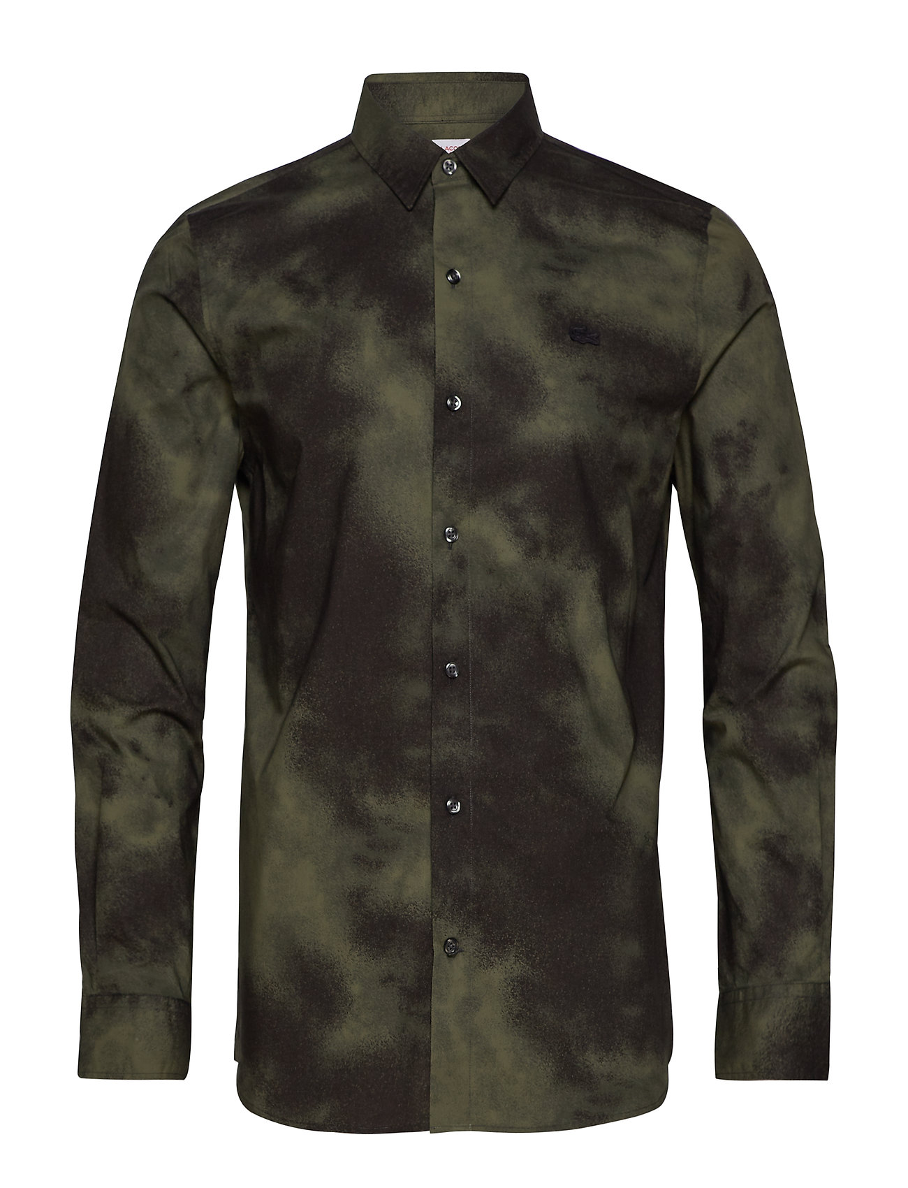 Woven Shirts Overhemd Casual Groen Lacoste lacoste kopen in de aanbieding