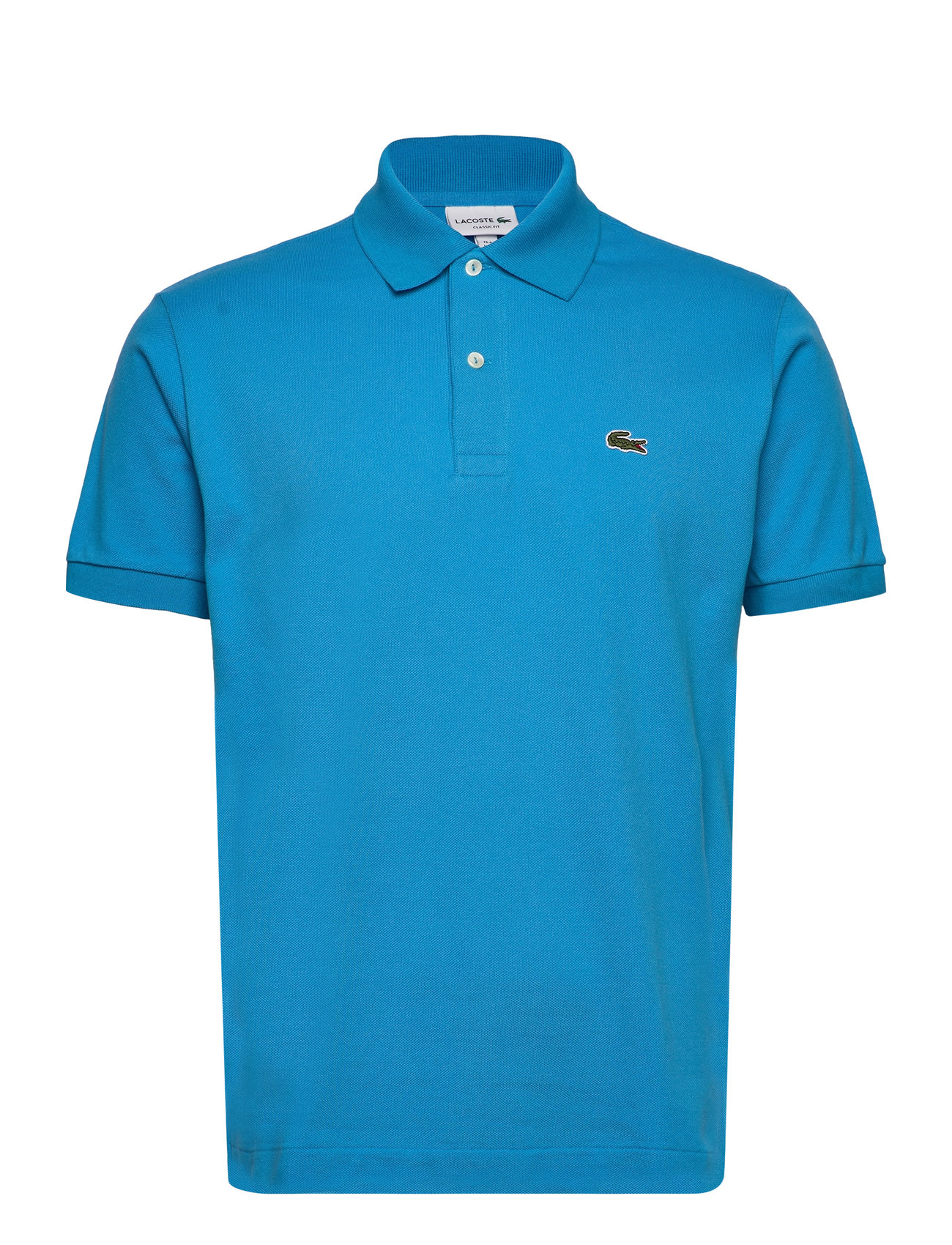 lacoste teal polo