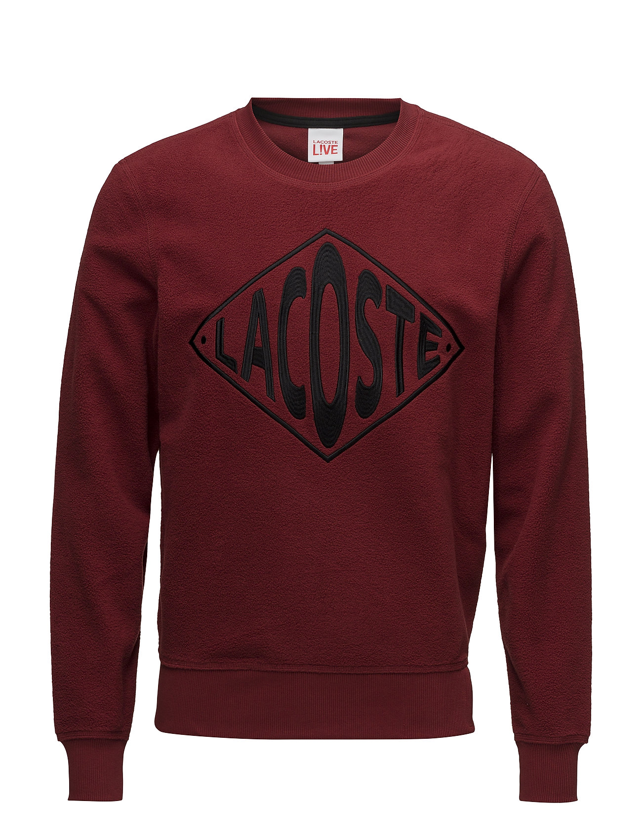 Sweatshirts Trui Met Lange Mouwen Rood Lacoste lacoste kopen in de aanbieding