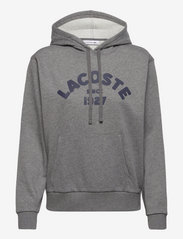 Lacoste - SWEATSHIRTS - hoodies - heather lead/navy blue - 0