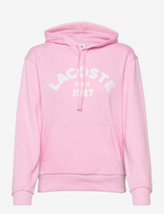 Lacoste - SWEATSHIRTS - hoodies - hollyhock pink/flour - 0
