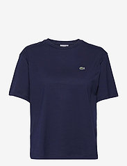 Lacoste - TEE-SHIRT&TURTLE NE - t-shirts - navy blue - 0