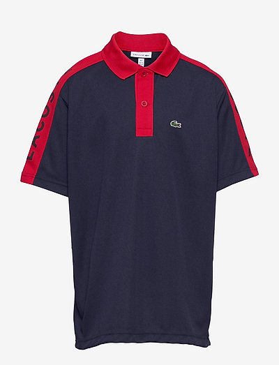 POLOS - short-sleeved t-shirts - navy blue/infrared