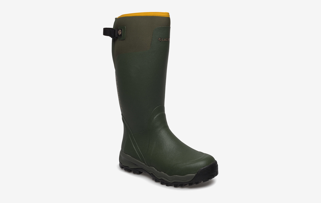 forest green rain boots