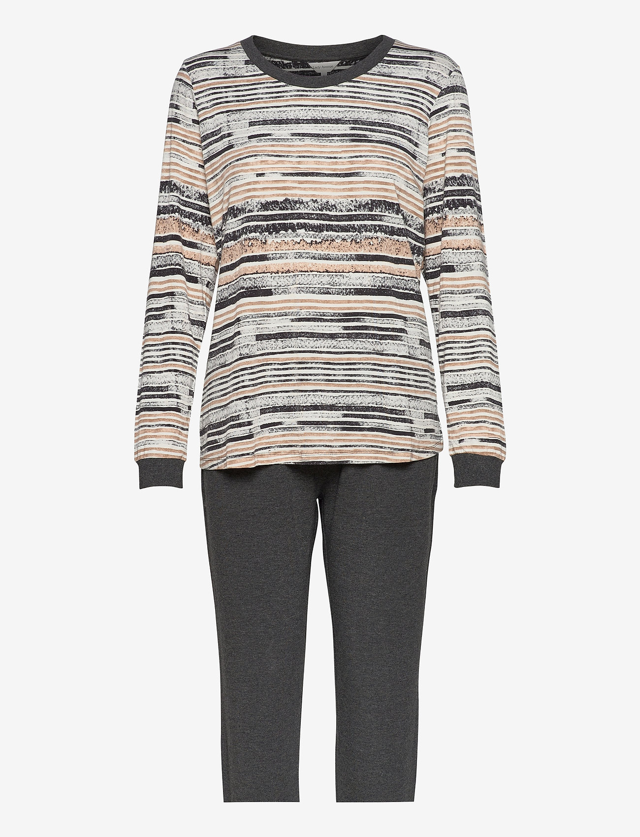 Soft Bamboo Long Pyjamas (Camel Stripe) (699 kr) Lady Skjorter til Menn fra Lady Avenue | Stylight