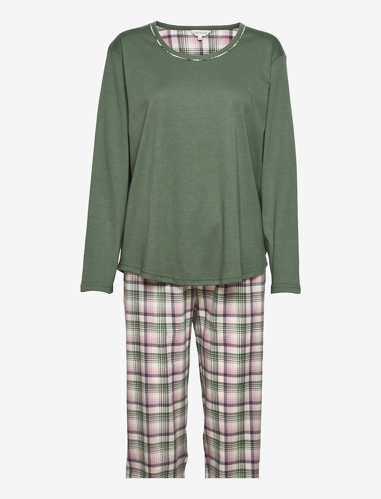 Lady Avenue Cotton Flannel Pyjamas (Terracotta) 399 kr