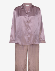 Satin Long Sleeve Pyjamas - WINTER ROSE