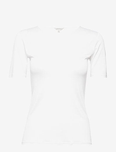 Silk Jersey - T-shirt - Överdelar - off-white