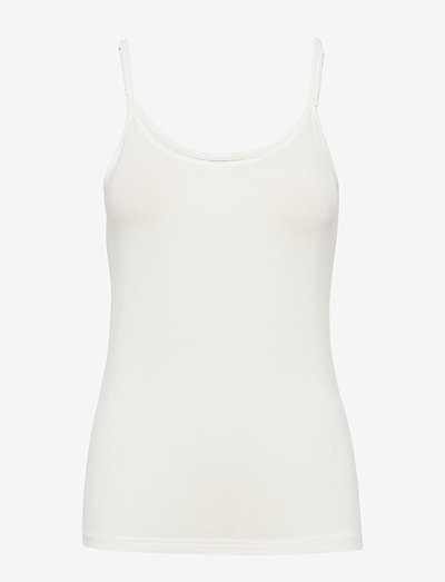 Bamboo - Basic Camisole - tops - off-white