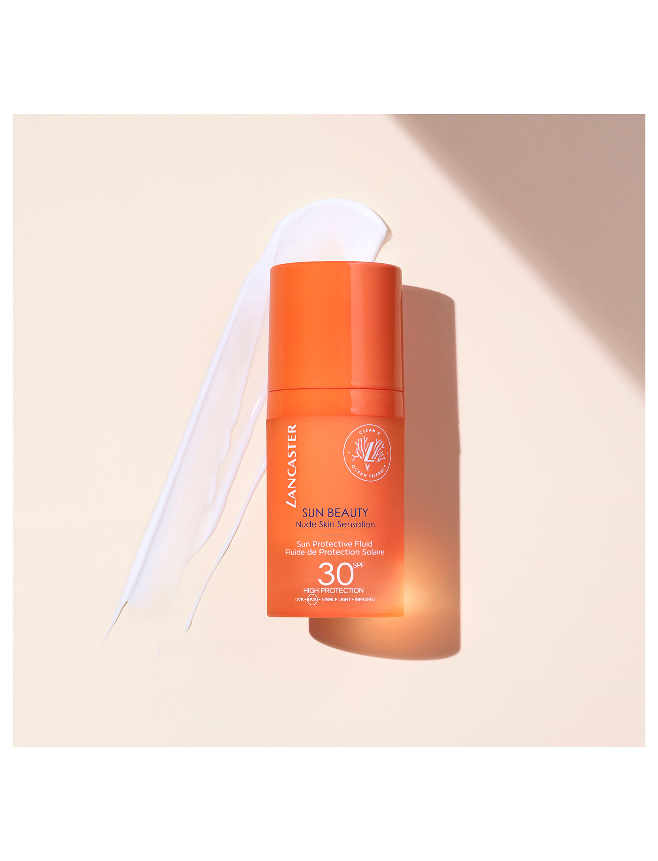 Lancaster Sun Care Face Face Fluid Cream Spf30 30 ml, 30ml, Nude, Solpleje > Ansigt, Dame
