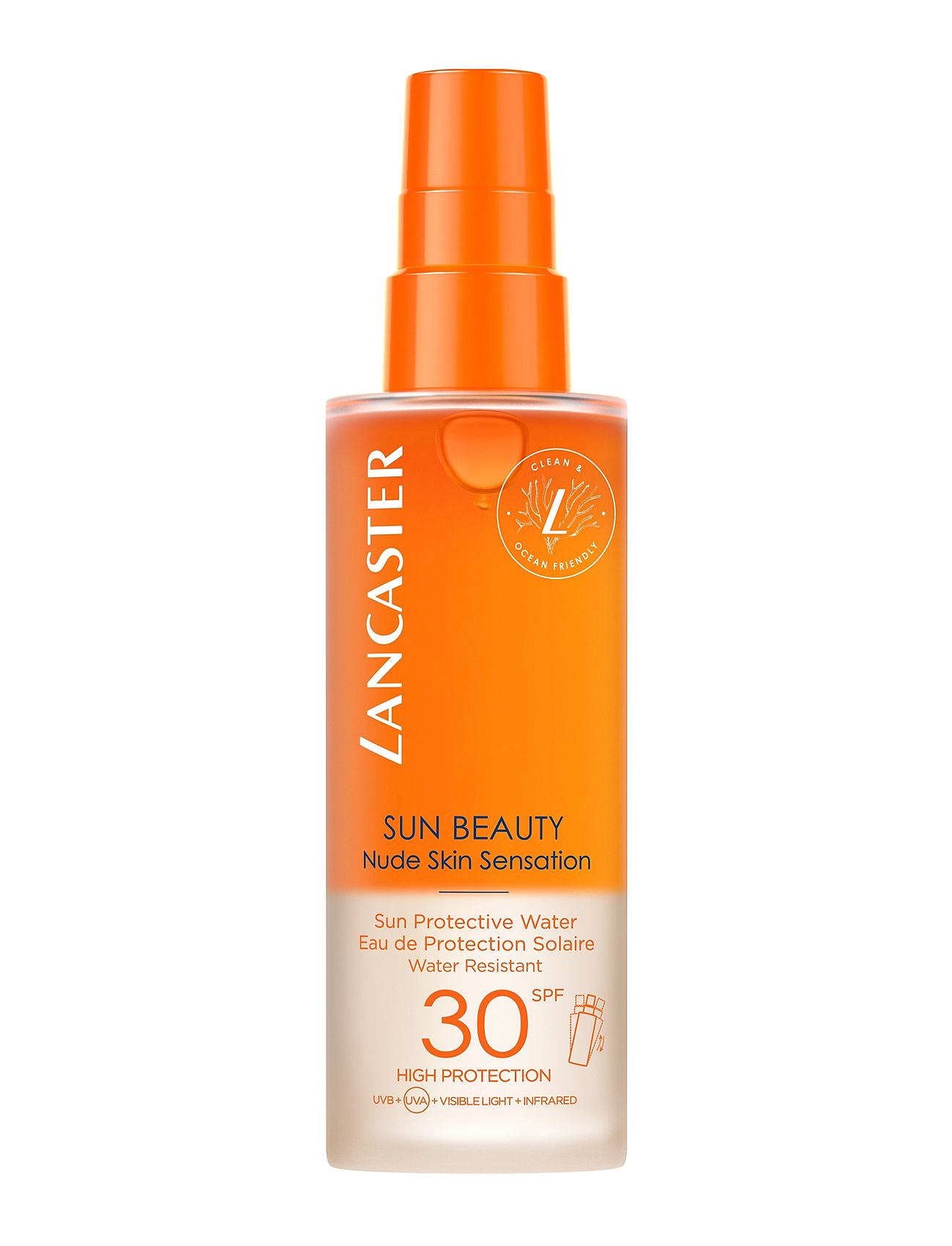 Lancaster Sun Care Face & Body Sun Protective Water Spf30 150 Ml Nude