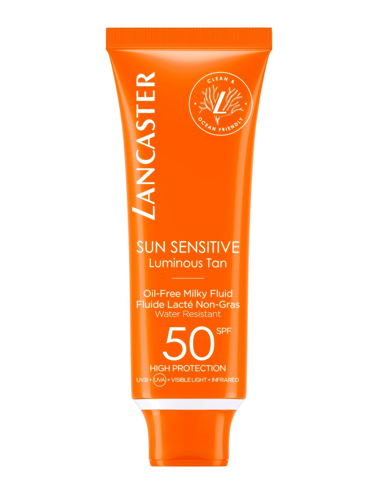 Lancaster Sun Sensitive Oil Free Milky Fluid Spf50 50 Ml Nude